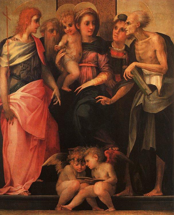 Rosso Fiorentino Madonna and Child with Saints Sweden oil painting art